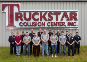 Truckstar team in front of the Truckstar shop in Deerfield