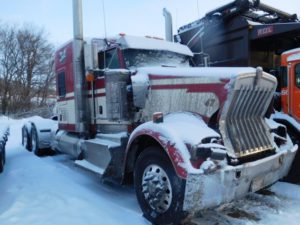 Commercial truck collision repair